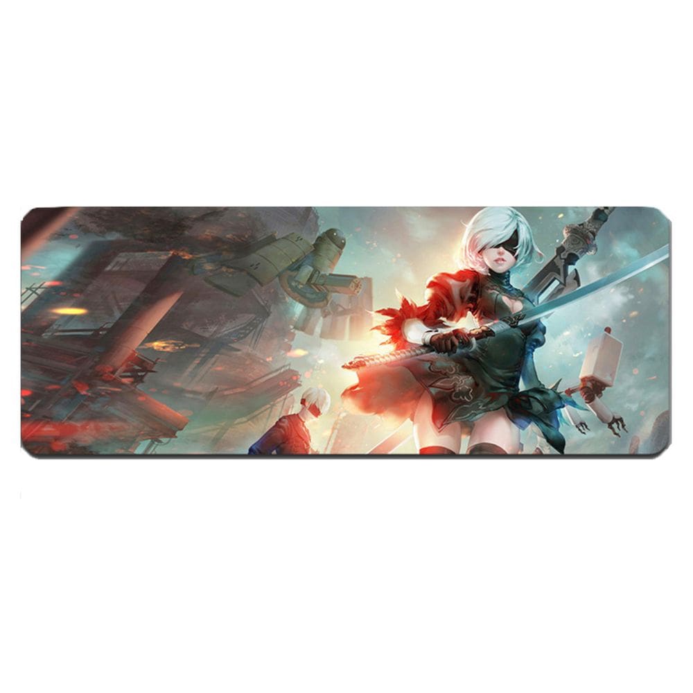 Mouse Pad para jogos Anime Nier: Automatas Rubber 80x30cm