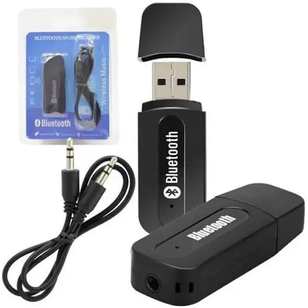 Adaptador Bluetooth Usb P2 Áudio Carro Stereo Transmissor