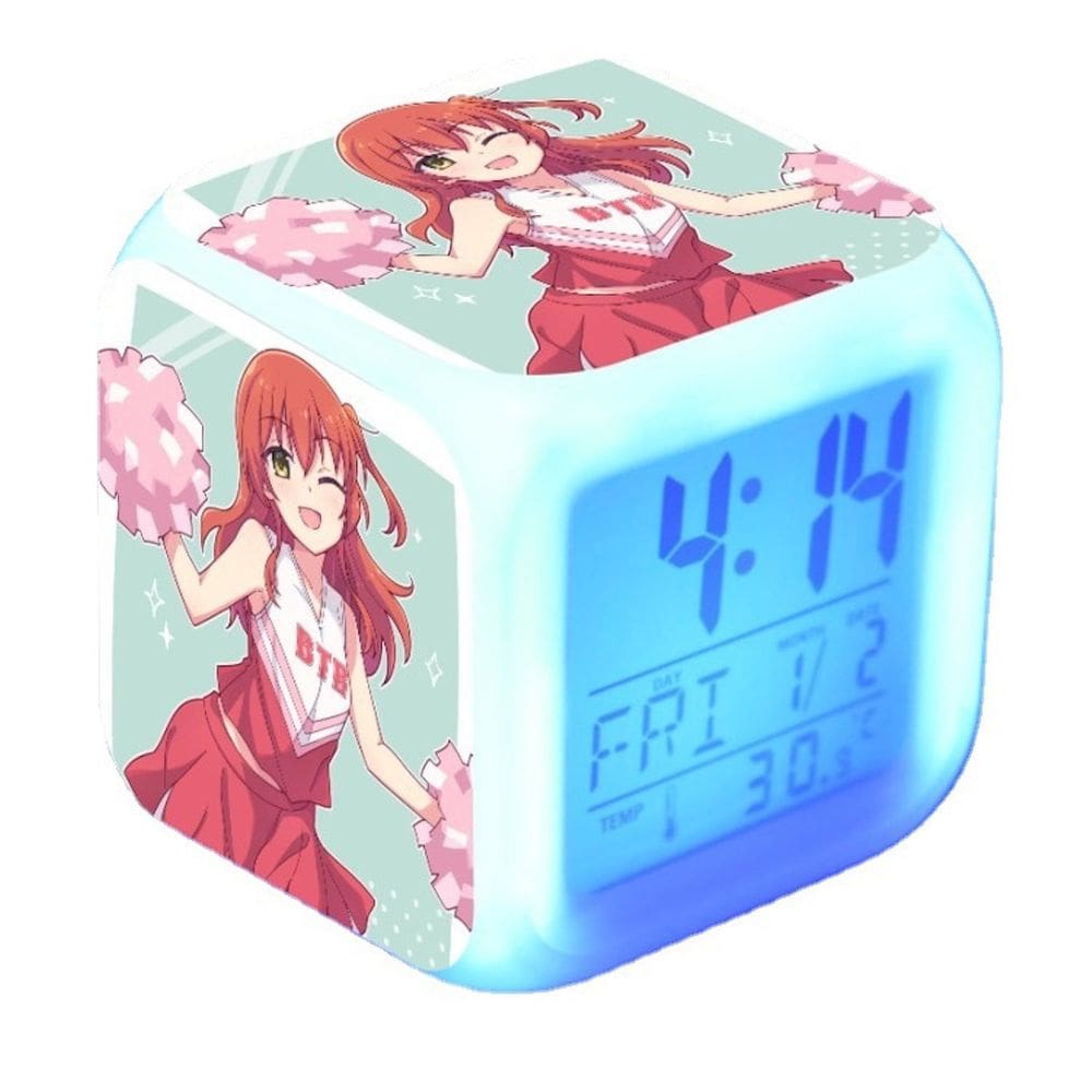 Despertador Bocchis Rocks Square LED digital com despertador