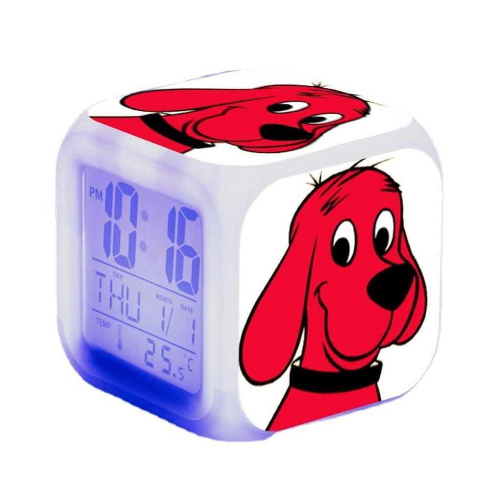 Despertador digital LED Big Red Cliffords Square 8x8x8cm