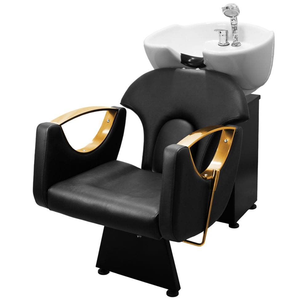 Lavatório de Porcelana Belarus Base Preta