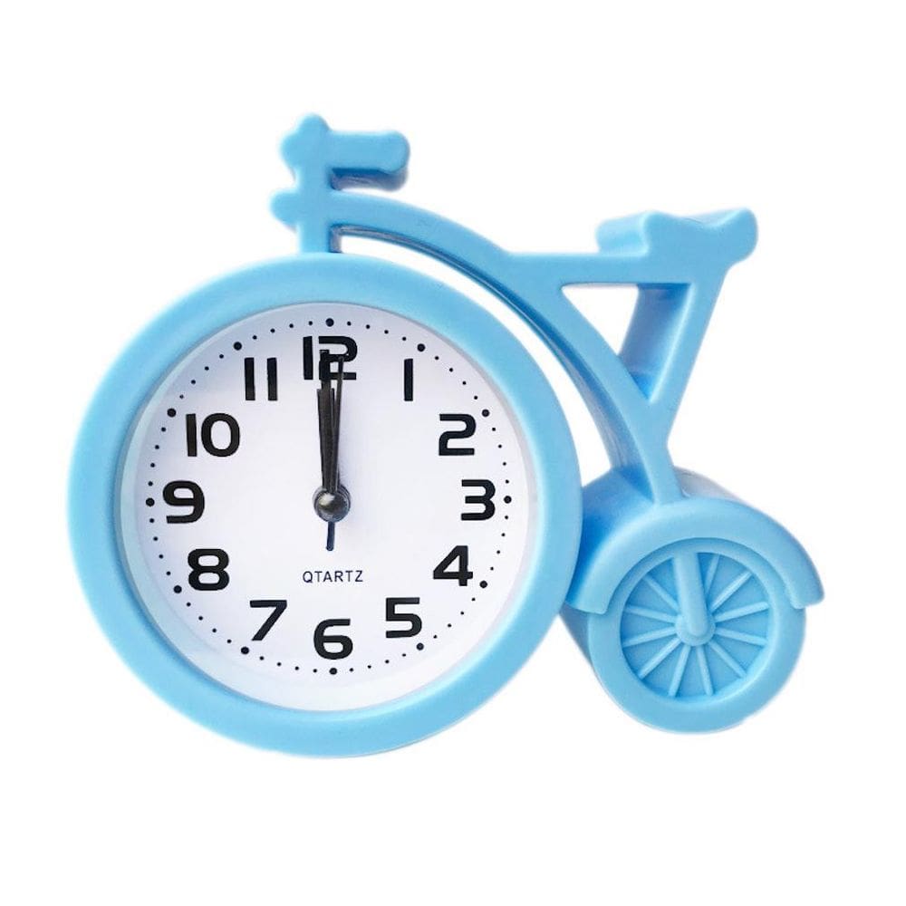 Despertador em forma de bicicleta, decoração de casa