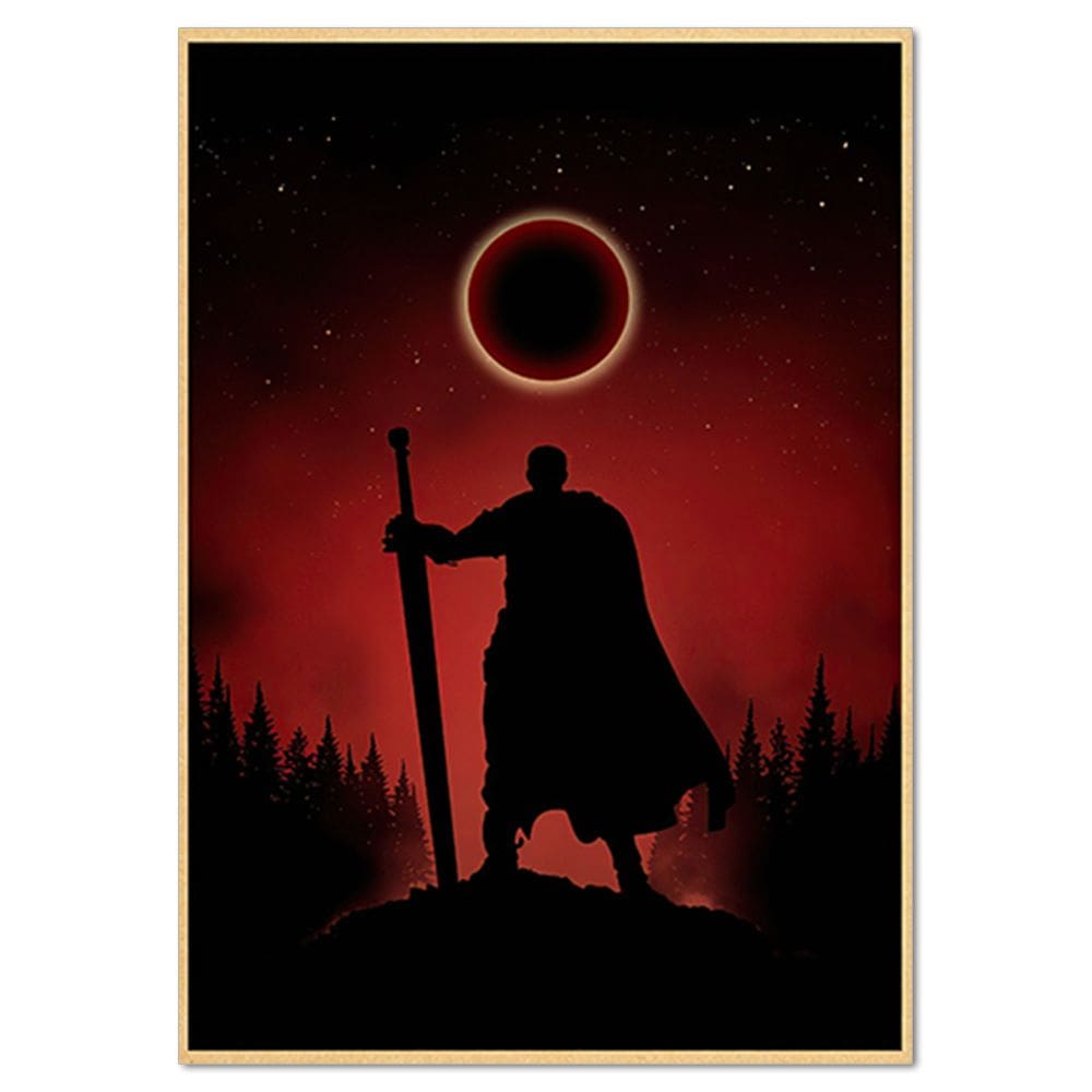 Pôster de arte de parede Picture Berserks Anime Art 30x42cm Papel