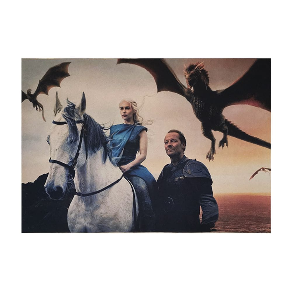 Pôster com arte de parede Picture Games Of Thrones Anime Art 51x35,5 cm