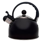 Chaleira Bule De Chá Inox Roma 2 Litros Com Apito Fervedor Cozinha Moderna Premium