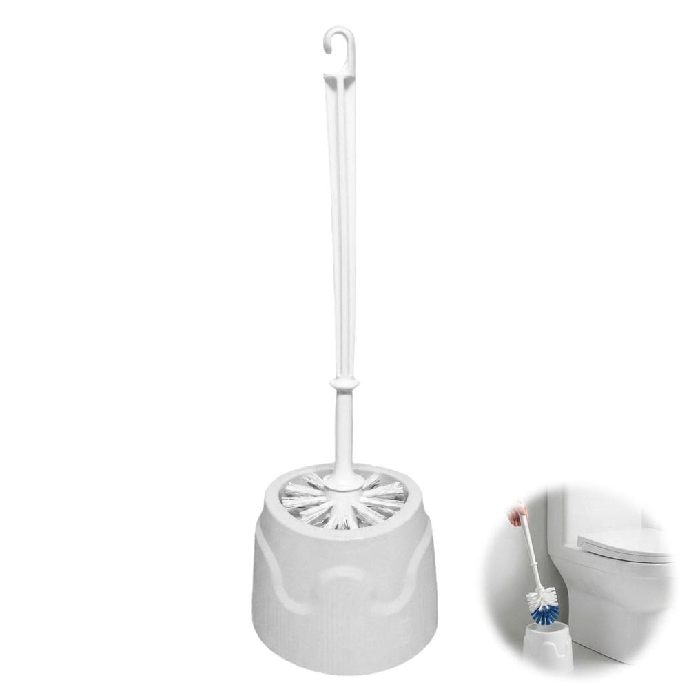 Suporte Porta Escova Sanitária de Chão Banheiro Branco - Rotaplast