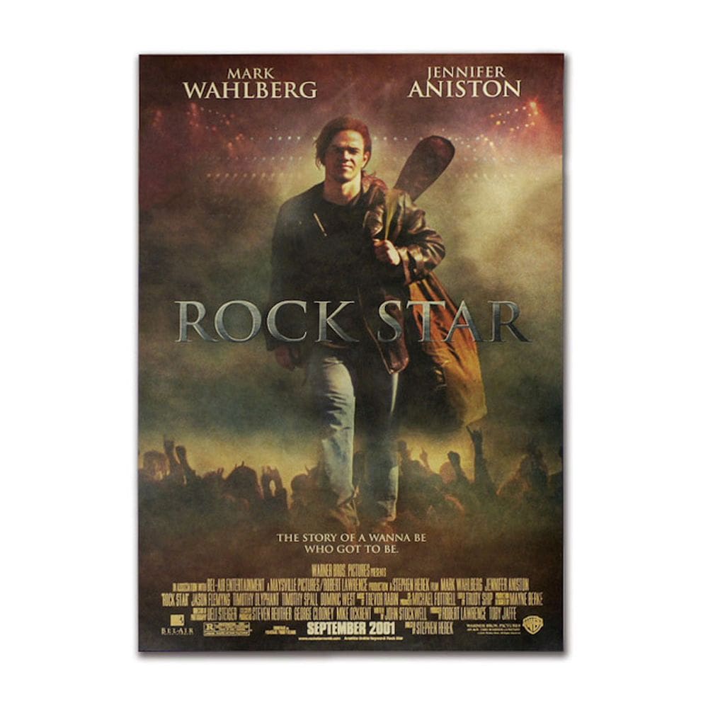 Quadro de arte de parede de pôster Rock Star Anime Art 51,5x36cm