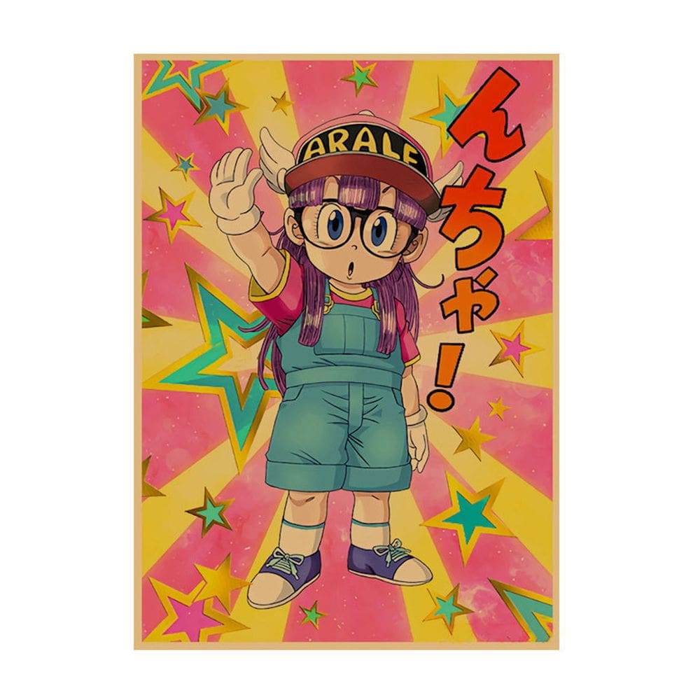 Pôster Slumps Arales Anime Art 29,7x42cm Papel 150g