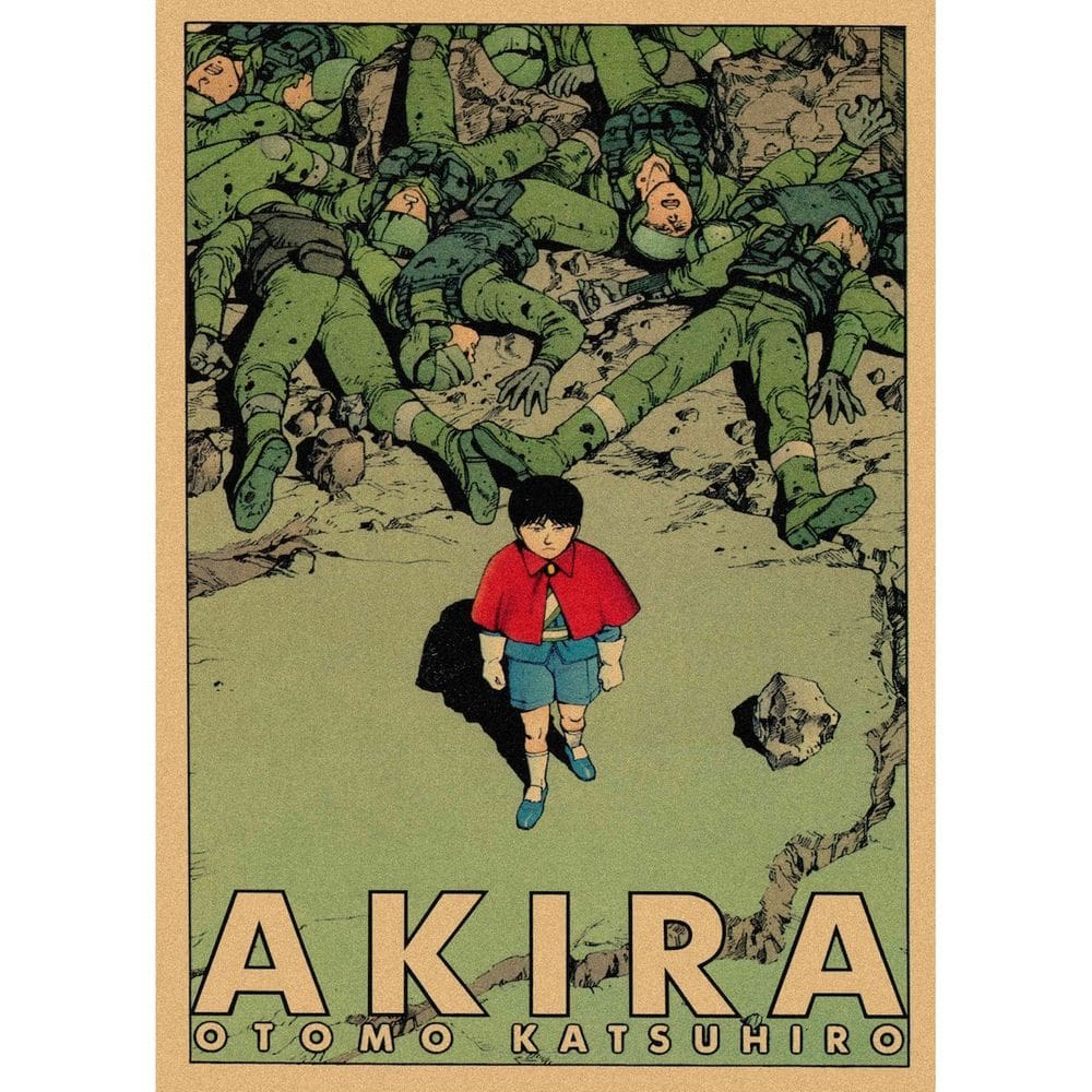 Pôster Katsuhiros Anime Art Fam Home Decor, papel 29,7x42cm
