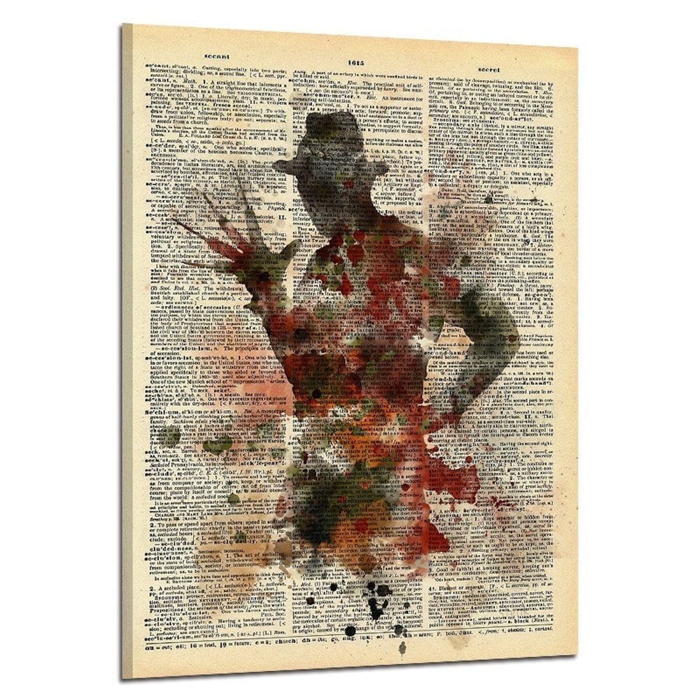 Pôster artístico Friday Jason Art Print 50x70cm em tecido para parede