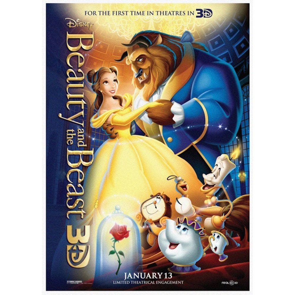 Pôster Beautys and Beasts Anime Art 30x42cm Papel 150g