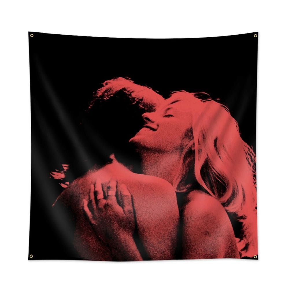 Tapeçaria, decoração de parede, bandeira de anime, meninas, 90x90cm