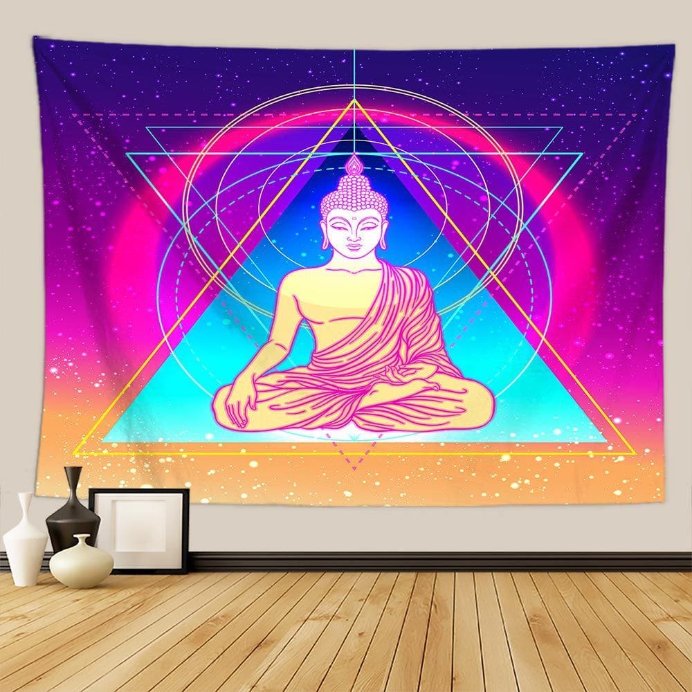 Tapeçaria, parede, ioga, estética, sala, microtecido 150x130cm