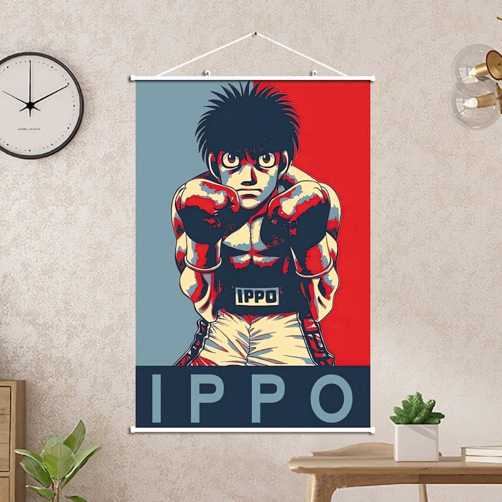 Arte de parede em tela Hajimes no Ippos Makuuchis Ippos Anime 40x60cm