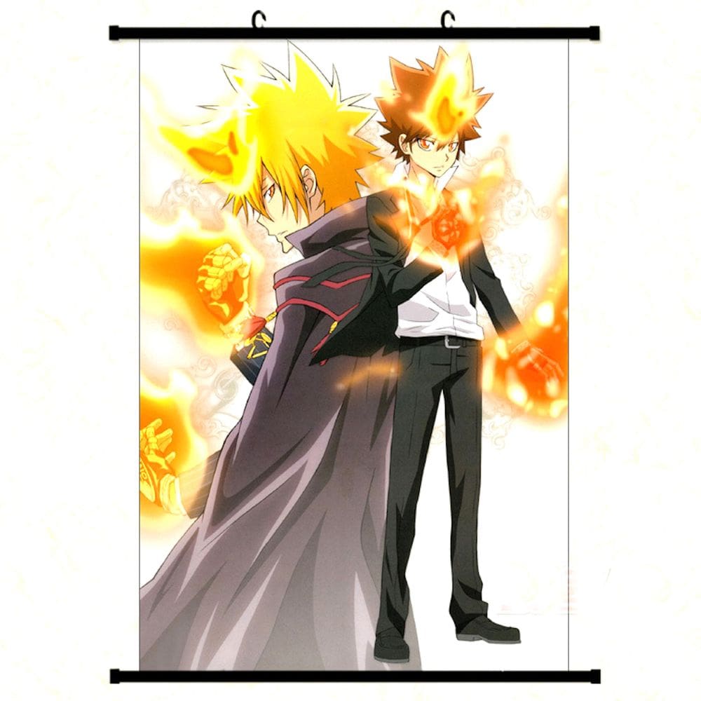 Pôster de pintura de parede em tela Hitmans Reborns Anime