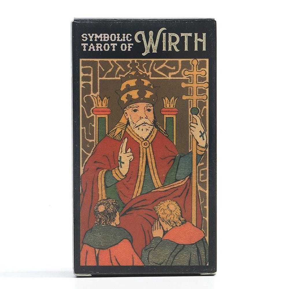 Cartas de baralho de tarô com jogos de cartas familiares