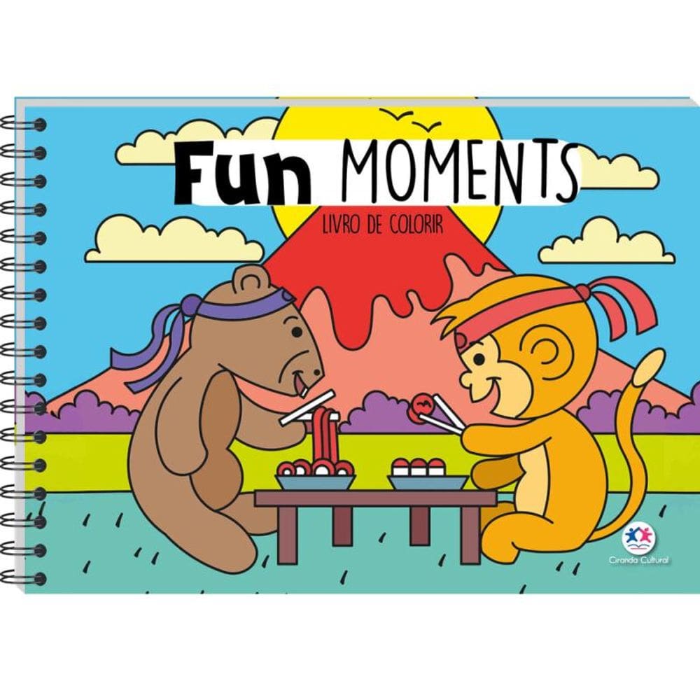 Fun Moments - Livro de colorir com marcador
