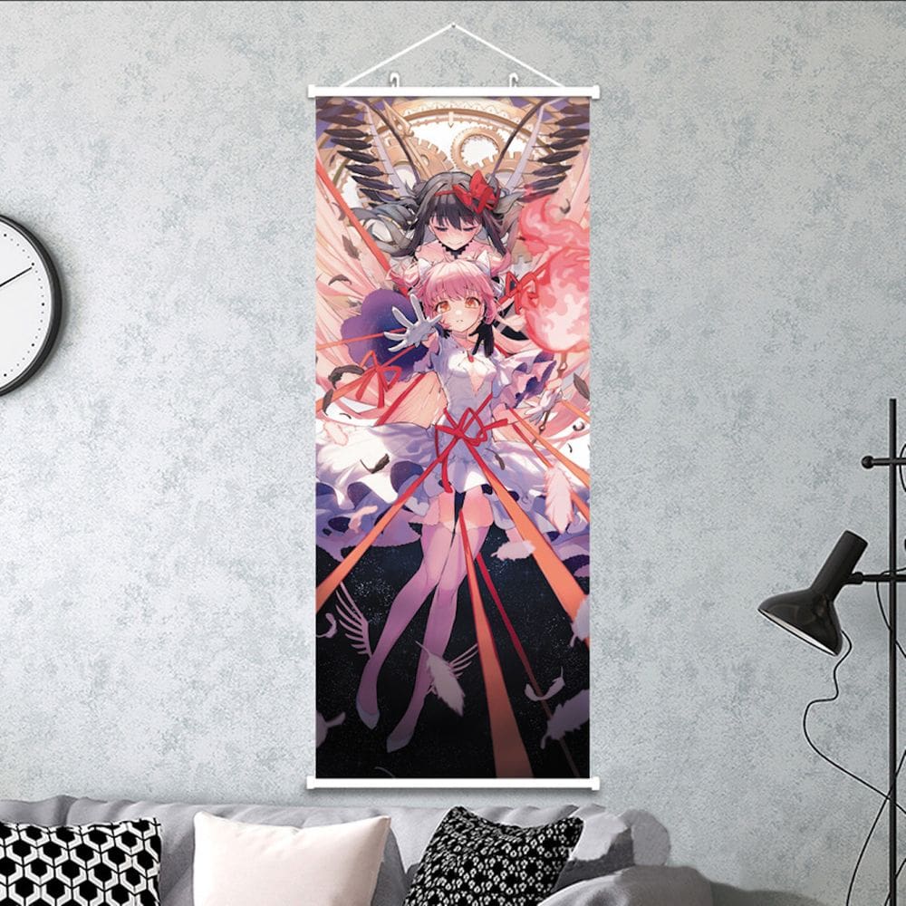 Pôster de decoração de parede Puellas Magis Madokas Magicas Kanames Madokas Anime