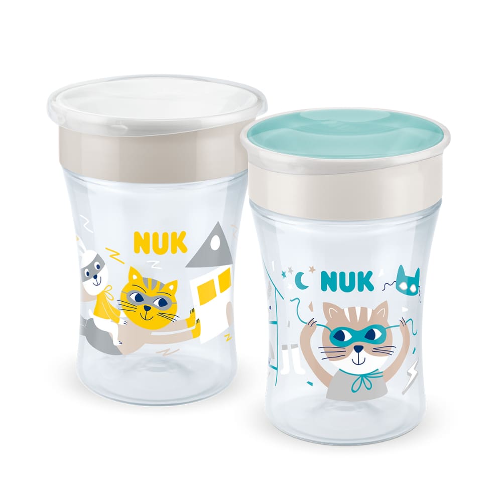 Kit 2 Copos Treinamento Infantil Magic Cup 230ml Neutro Nuk