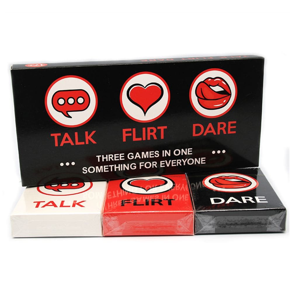 Jogo de cartas Talk, Flirt or Dare Full English Family Tarot Dec