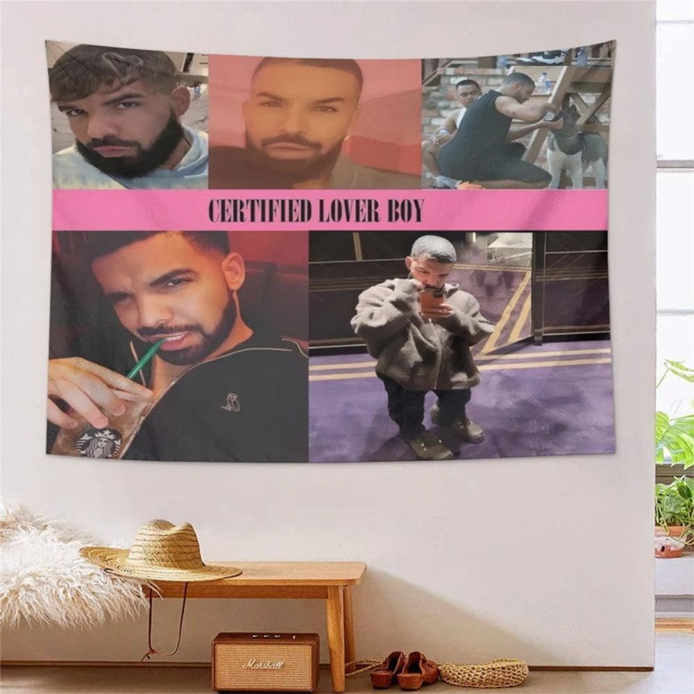 Tapeçaria Certified Lover Boy Wall 150x90cm, microtecido