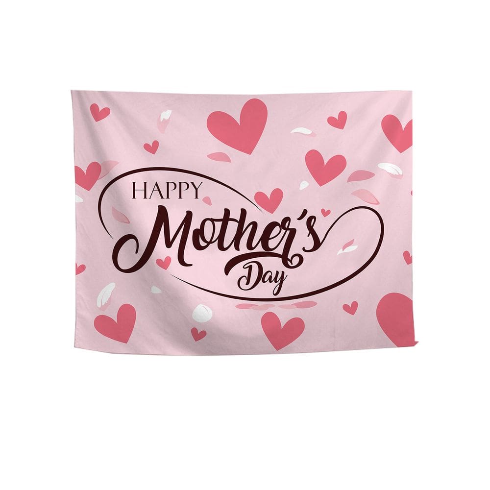 Tapeçaria Happy Mothers Day Wall Room 150x100cm Microfabric