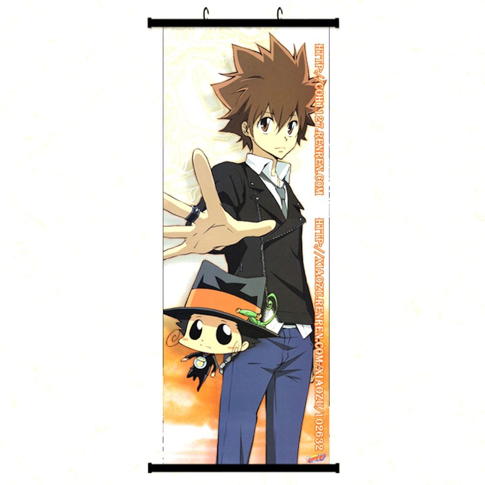 Pôster de pintura de parede em tela Hitmans Reborns Anime