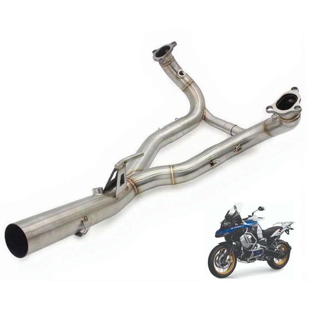 Coletor Escapamento 2X1 Full Inox Bmw R1250 Gs Adv R1200 Gs