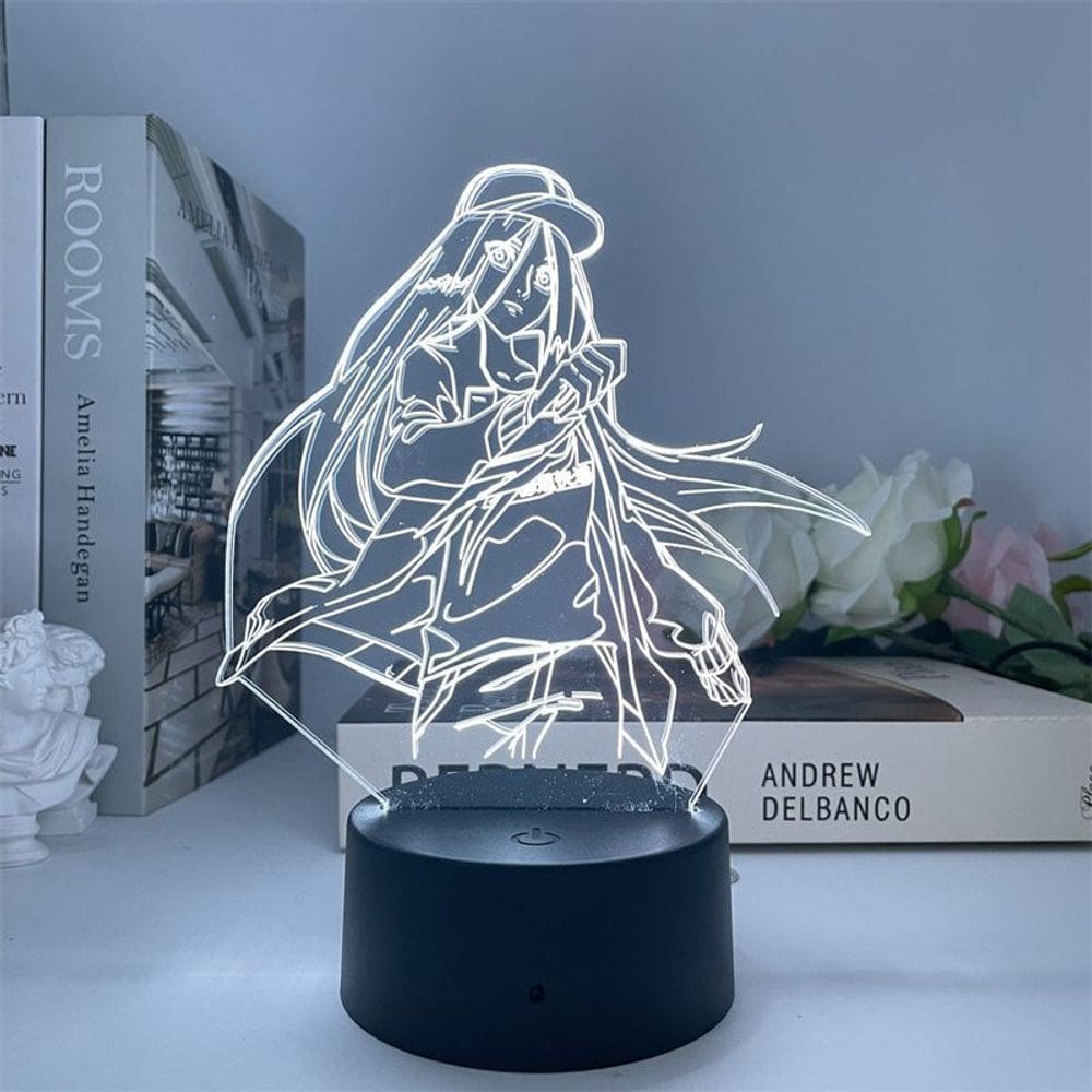 Luz noturna LED 3D proíbe a mudança de cor das sombras da lua