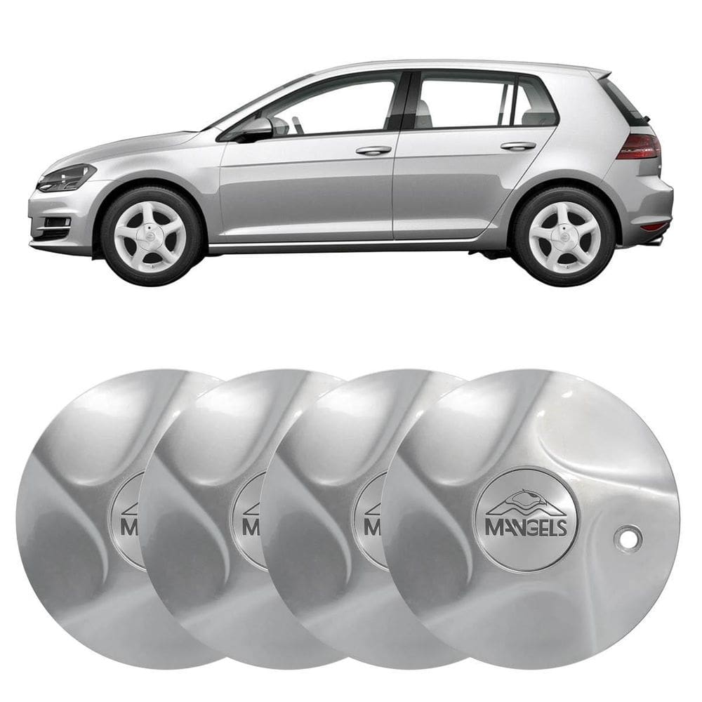 Kit 4 Calota Centro Roda Mangels Pegasus Logo