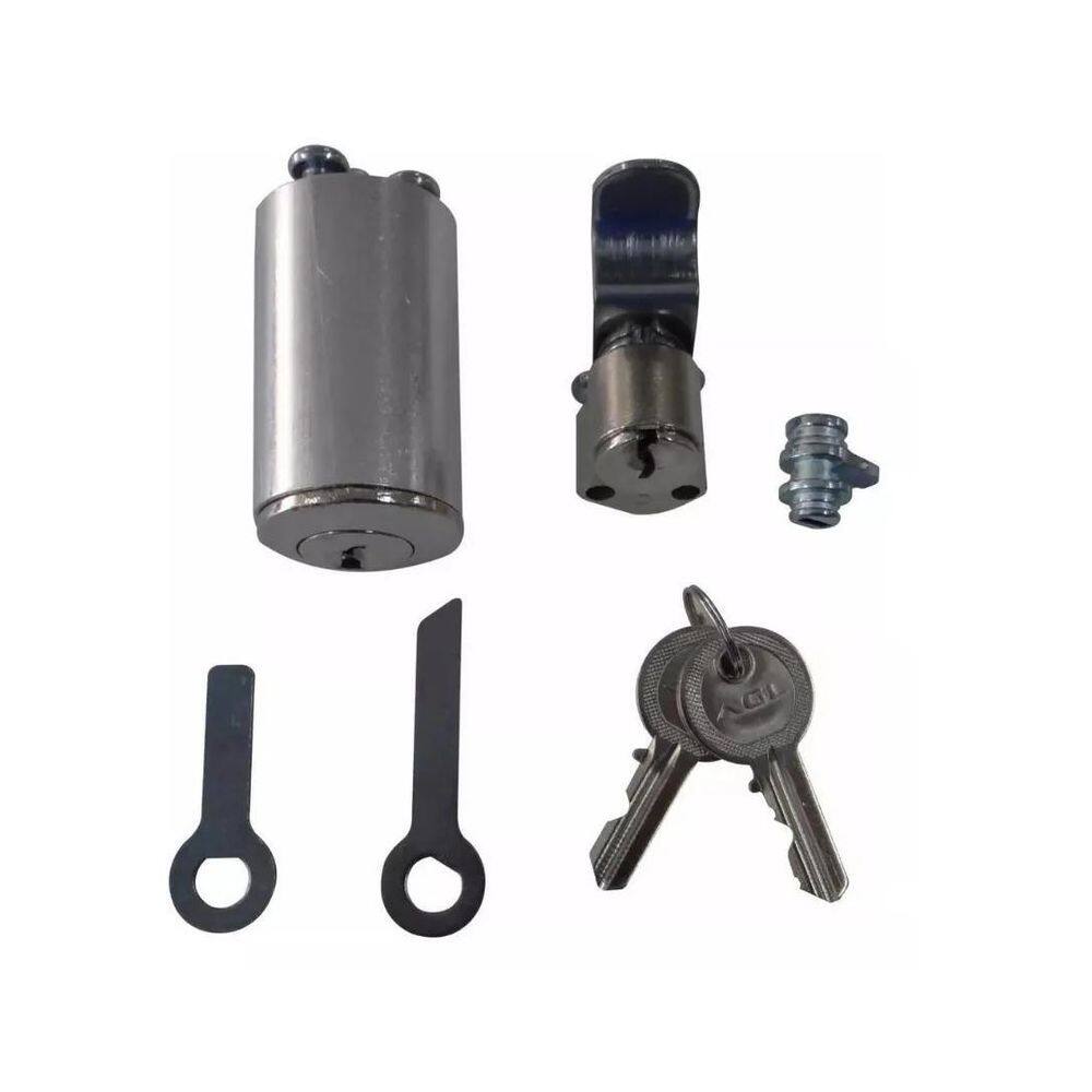 Cilindro Miolo Reposição Para Fechadura Elétrica Agl 65Mm