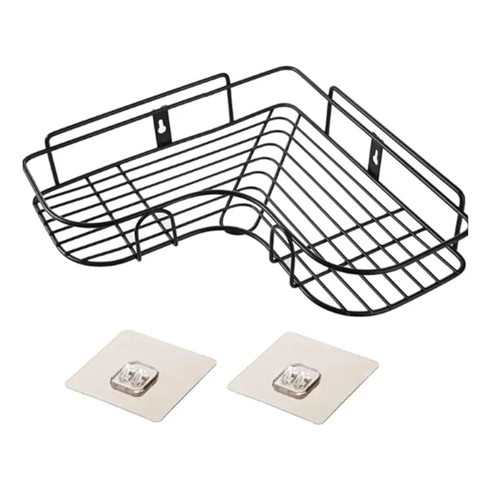 Cantoneira Suporte Aramado Preto Em Aço Wincy