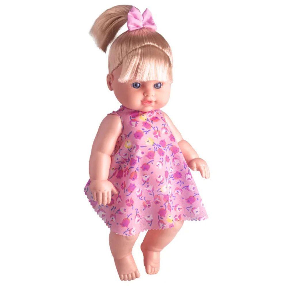Boneca Grande 35cm Yukinha Baby Hair Loira - Nova Toys - Criança Menina - PANAMI