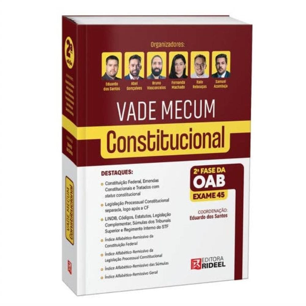 vade Mecum Constitucional - 2ª fase da OAB   EXAME 45