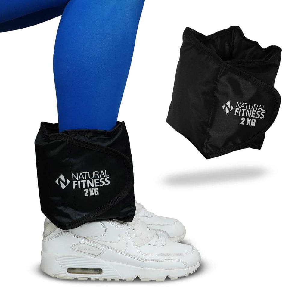 Par de Caneleira Peso Perna 2Kg Tornozeleira Profissional Para Musculação Academia Kit Caneleira Treino em Casa