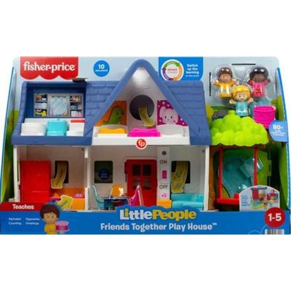 Little People Playset Casinha dos Amigos com Mini Figuras FisherPrice Mattel HWH02