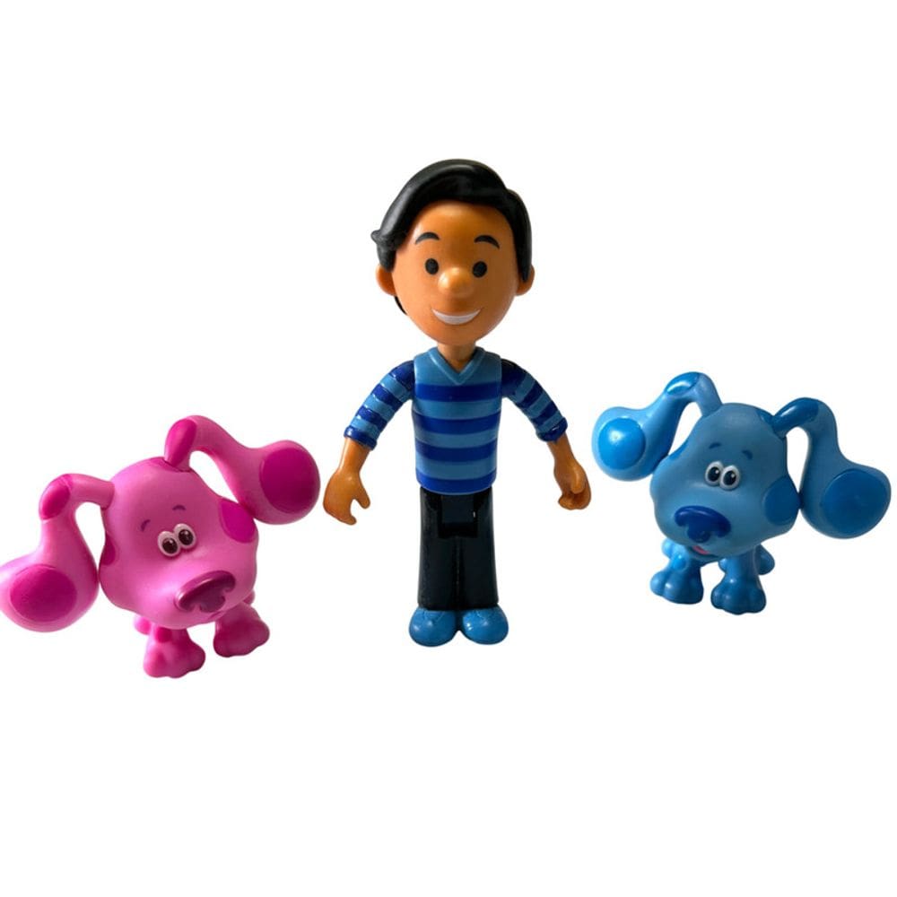 Kit Bonecos Blues Pistas De Blue E Você Pvc