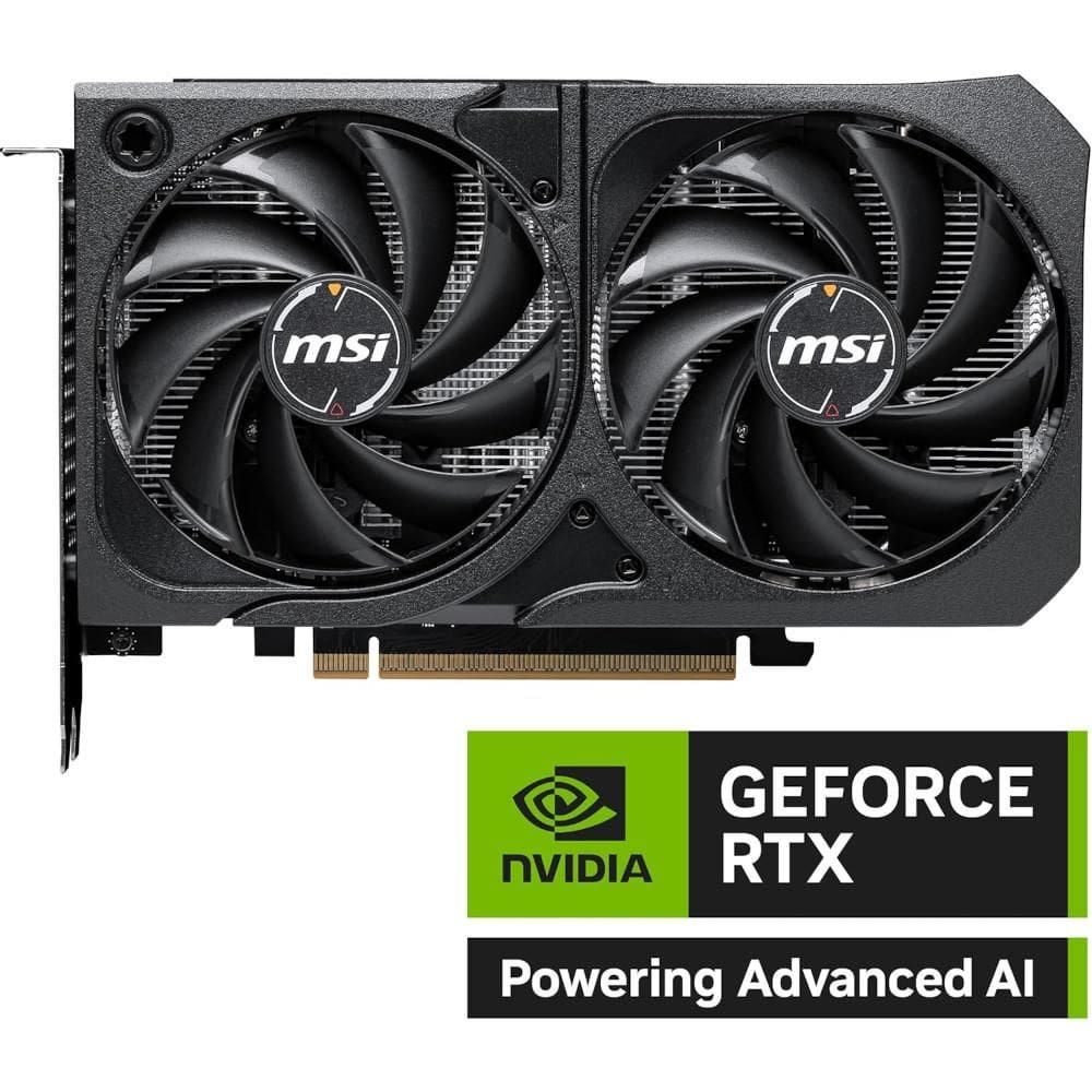 Placa de Video MSI Geforce RTX 5060 Shadow 2X, 8GB GDDR7 128-bit, 912-V537-037