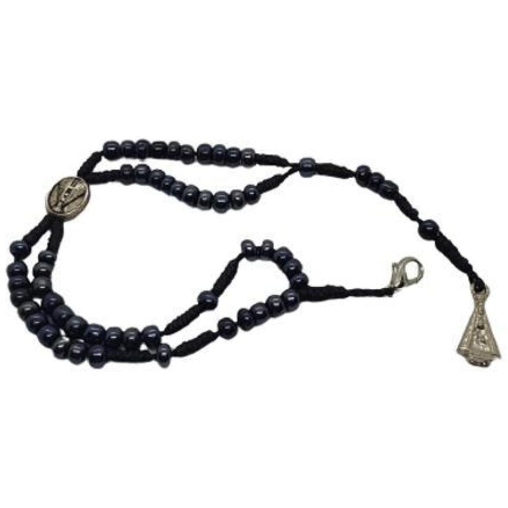 Terço Pulseira Nossa Senhora Hematita