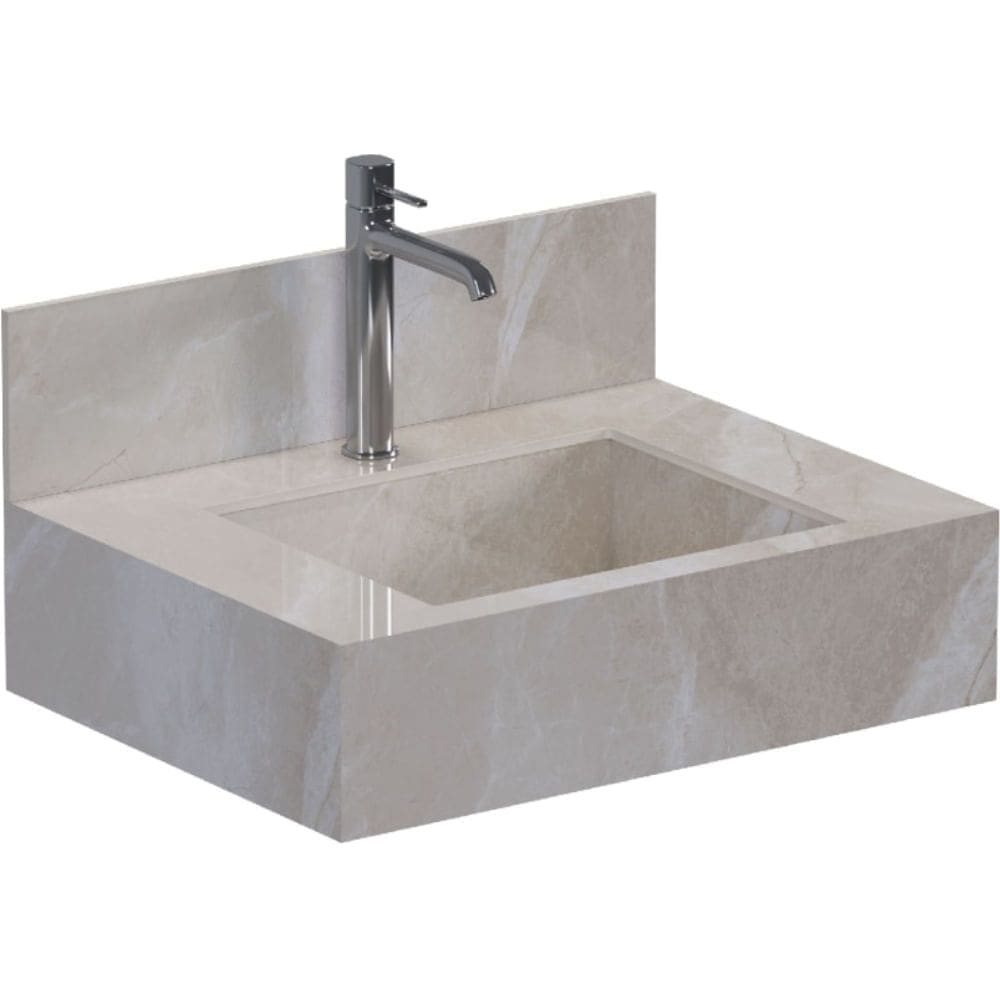 Bancada Suspensa em Porcelanato Napoles Bege 60cm - P103389 - COZIMAX