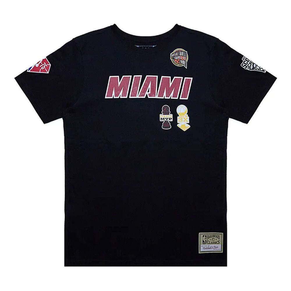 Camiseta Mitchell & Ness Masculina Miami Heat Wade