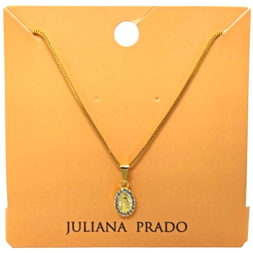 Colar Feminino Nossa Senhora Das Graças Semi Jóia Juliana Prado 38960