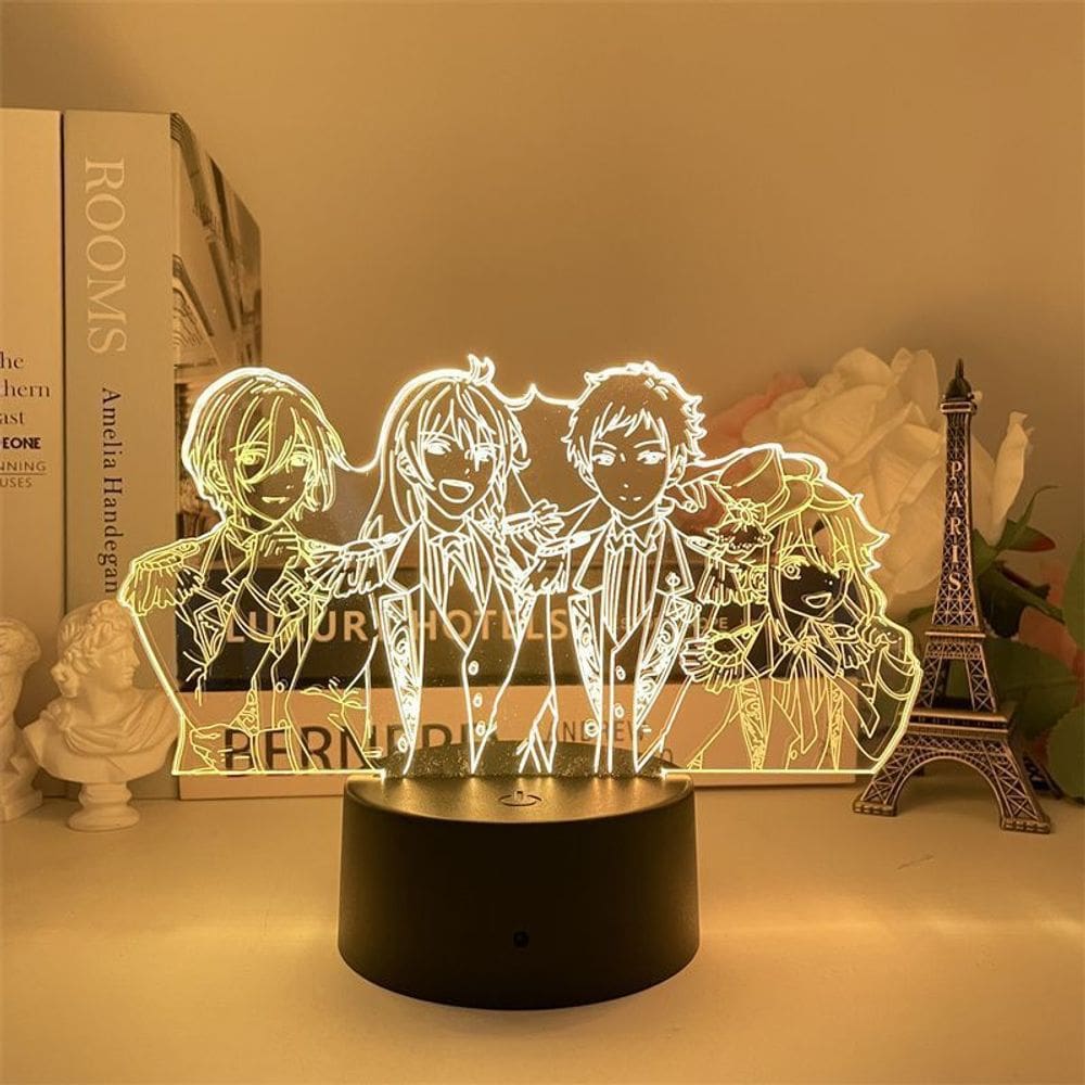 Luz noturna 3D Idolish7 Sakuma Rin Tsukasa Sakuma Zero Hiyo