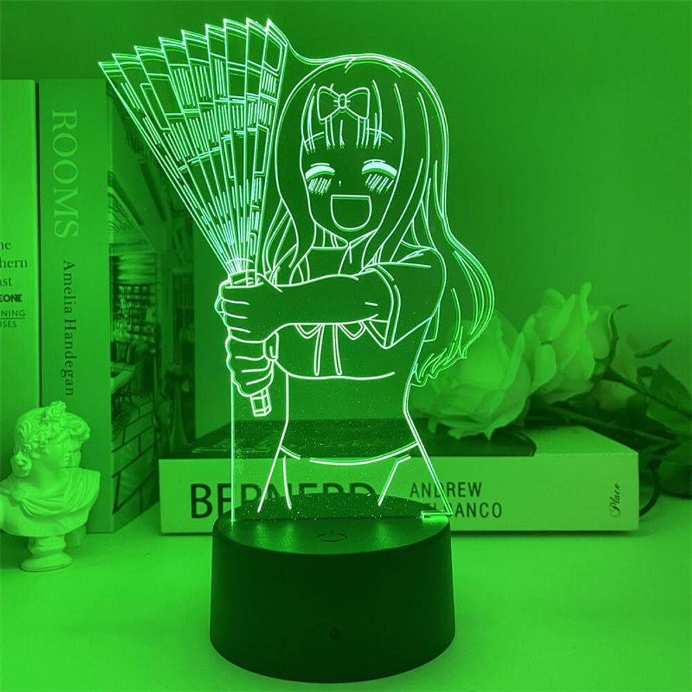 Luz noturna USB Kaguya-Sama: Love Is War Fujiwara Chika