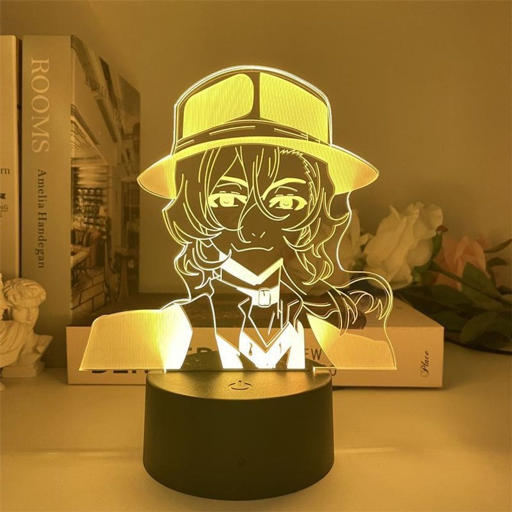 Luz noturna USB Bungou Stray Dogs Dazai Osamu, Chuuya Nakaha