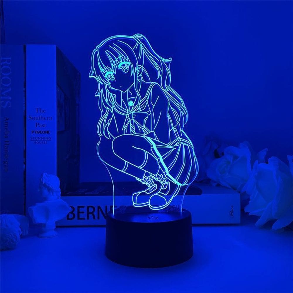 Luz noturna 3D USB Charlotte Yuuri Naoko Acrílico ABS 5V