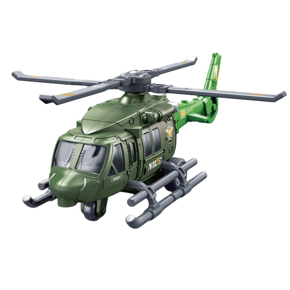 Conjunto de brinquedos para helicóptero e carro com hélice giratória para crianças