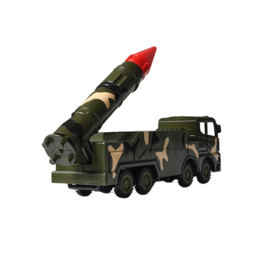 Lançador de foguetes militar de brinquedo com potência de fricção para crianças