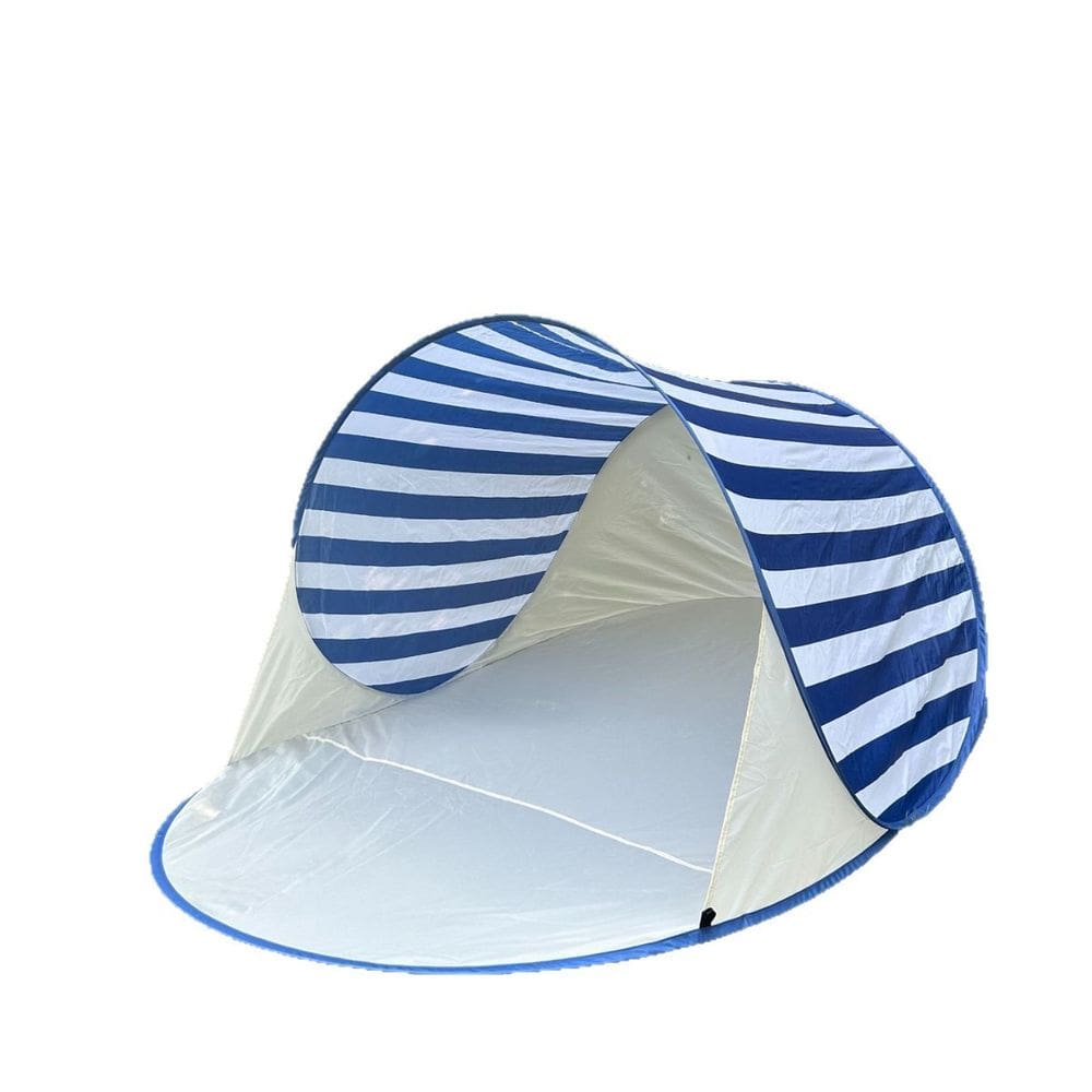 Barraca de acampamento Beach Sun Shelter Pop Up Kids azul listrada