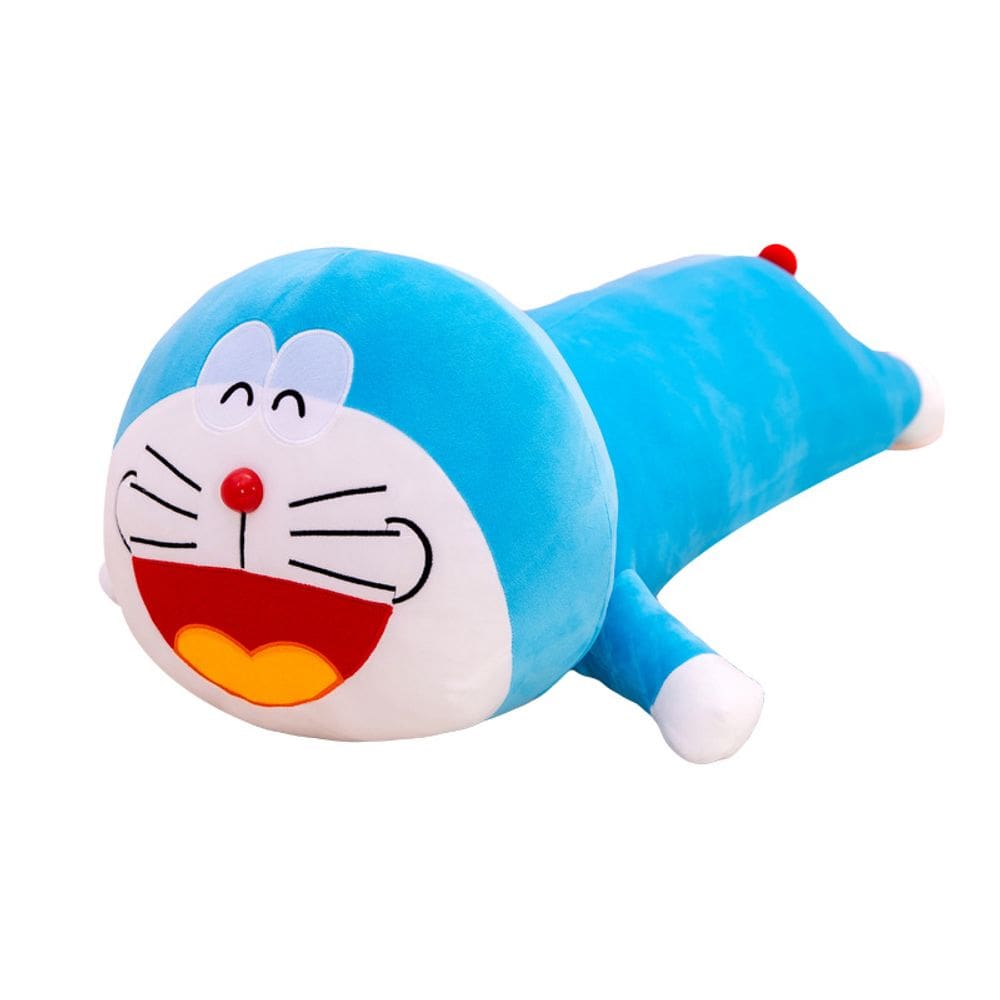 Almofada de corpo longo de pelúcia Doraemon Soft Blue 40 cm